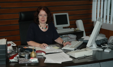 Im Jahr 2005: Conradt am Schreibtisch