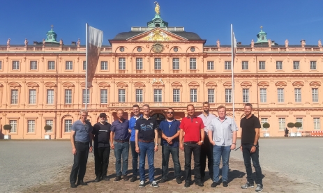 Arbeitsgruppe I4.0 der FTS vor dem Schloss Rastatt