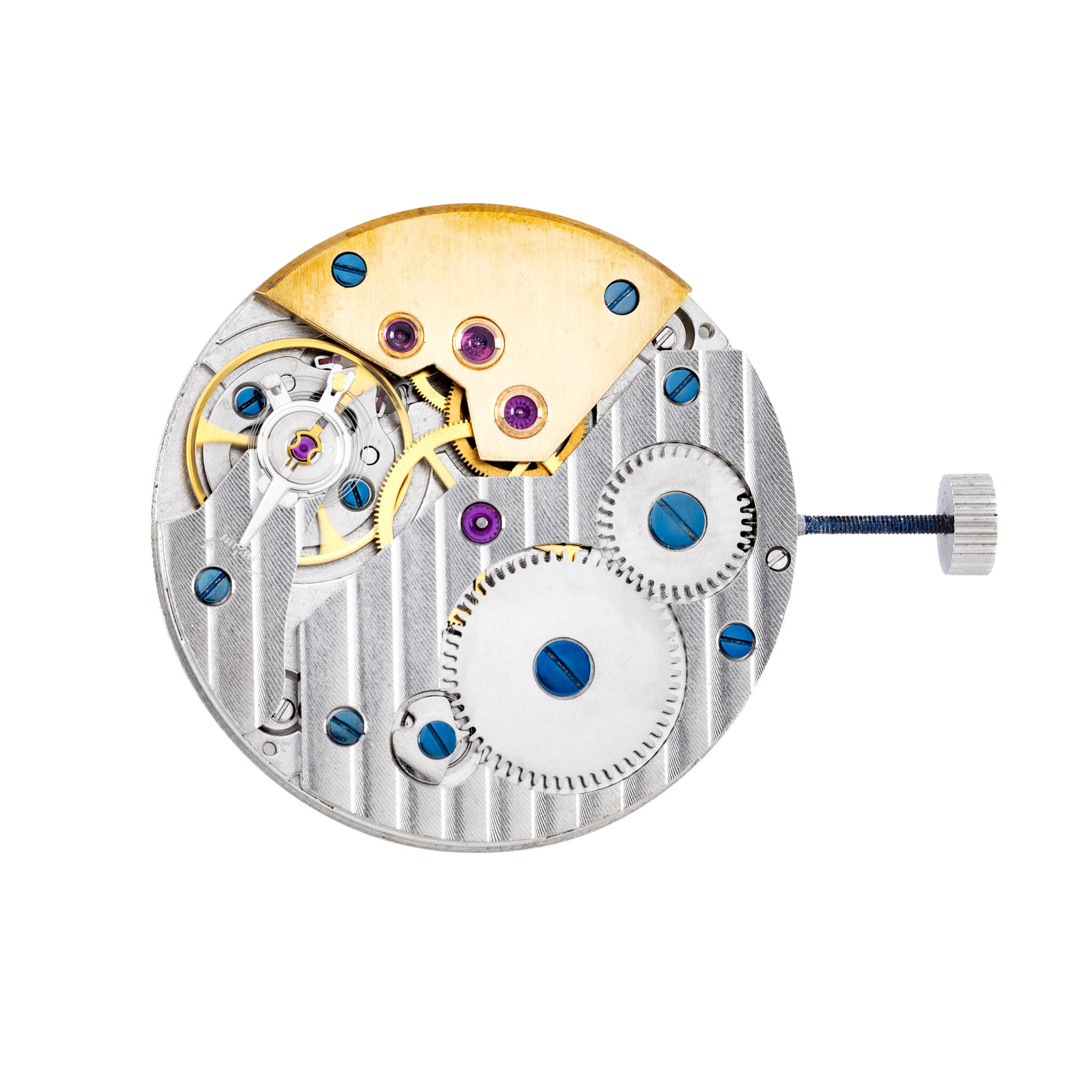 (Uhrmacherei) Raoul Bajrami: Räderwerksbrücke und Aufzugswelle für ein Seagull ER 3120