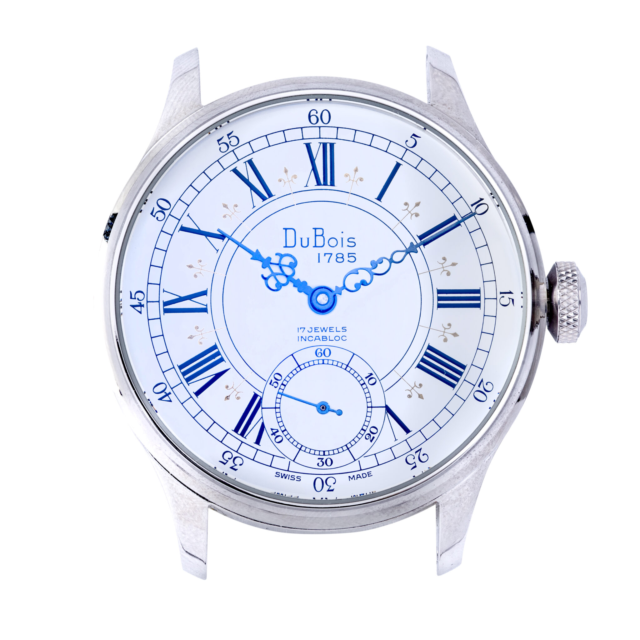 (Uhrmacherei) Max Leibßle: Räderwerksbrücke und Unruhwelle für ein Unitas 6498