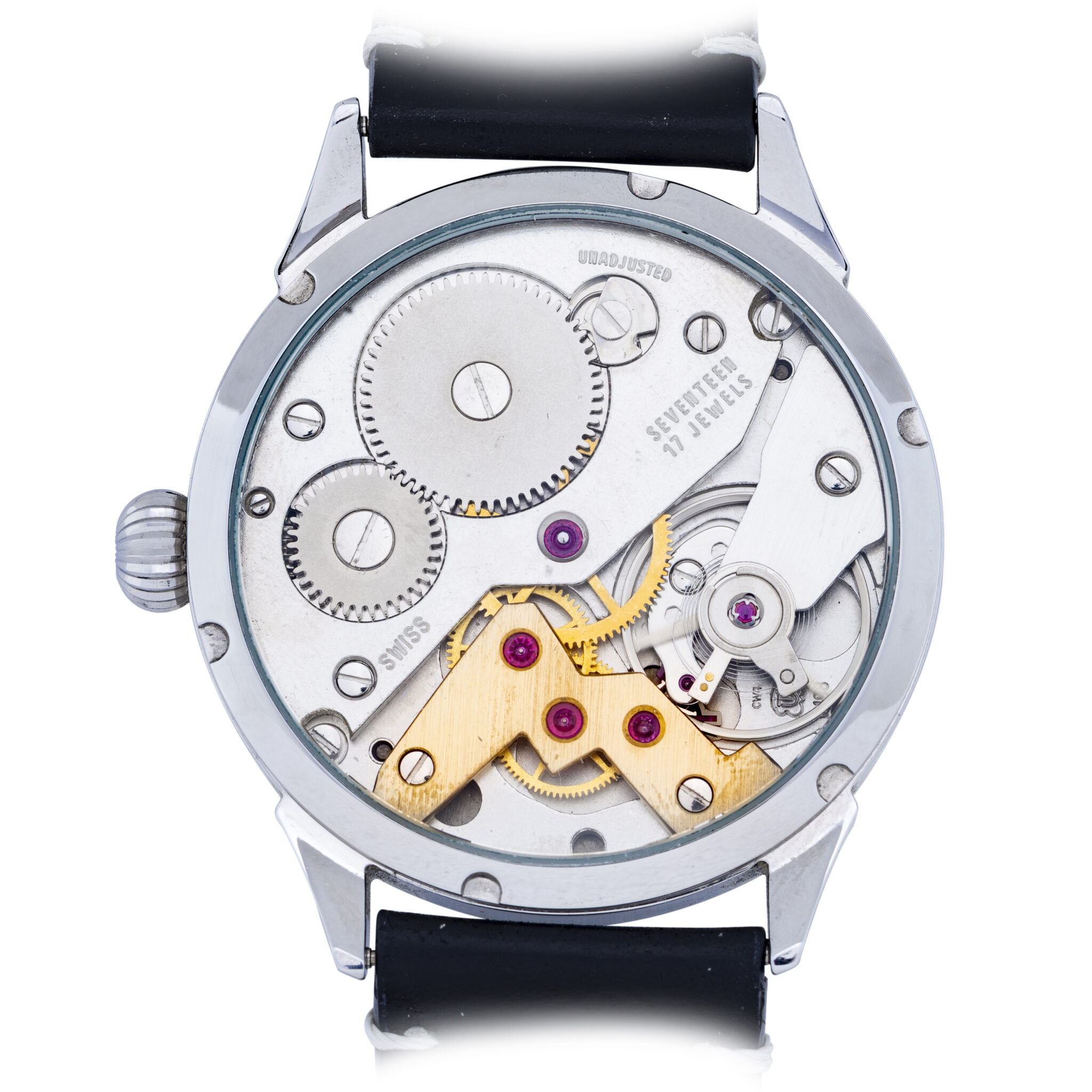 (Uhrmacherei) Malte Wedler: Räderwerksbrücke und Aufzugswelle für ein Unitas 6498